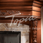 Picture 10 custom fireplace woodwork