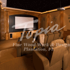 Picture 6 Custom entertainment centers movie theather